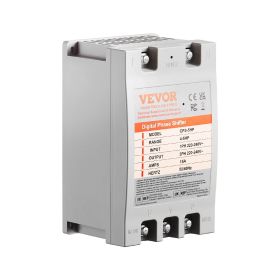 VEVOR 3 Phase Converter - 5HP 15A 220V Single Phase to 3 Phase Converter, Digital Phase Shifter for Residential and Light Commercial Use