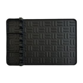 Seamless Outdoors BBQ Silicone Mat (Color: Black)